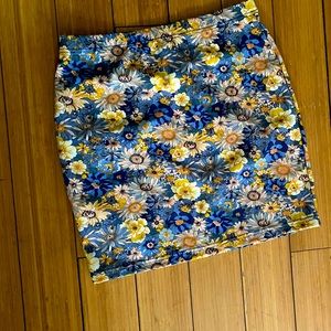 Floral body con skirt